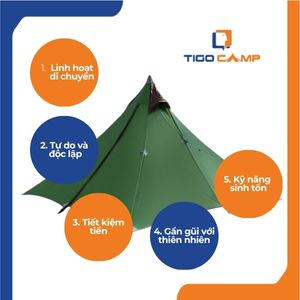 5 lợi ích khi sử dụng lều cắm trại dành cho một người 