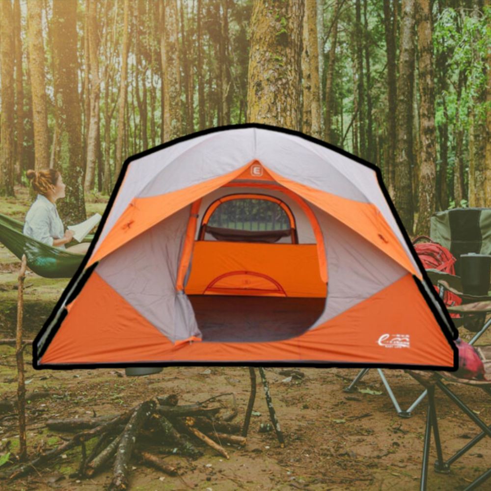 Lều cắm trại có sức chứa 6-8 người, không gian thoải mái