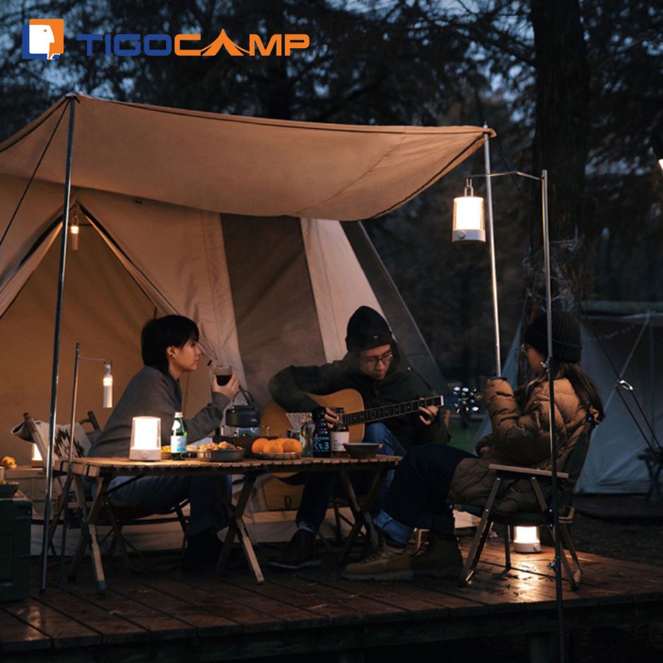 Đèn Cắm trại chiếu sáng cho các hoạt động trong lều cắm trại 