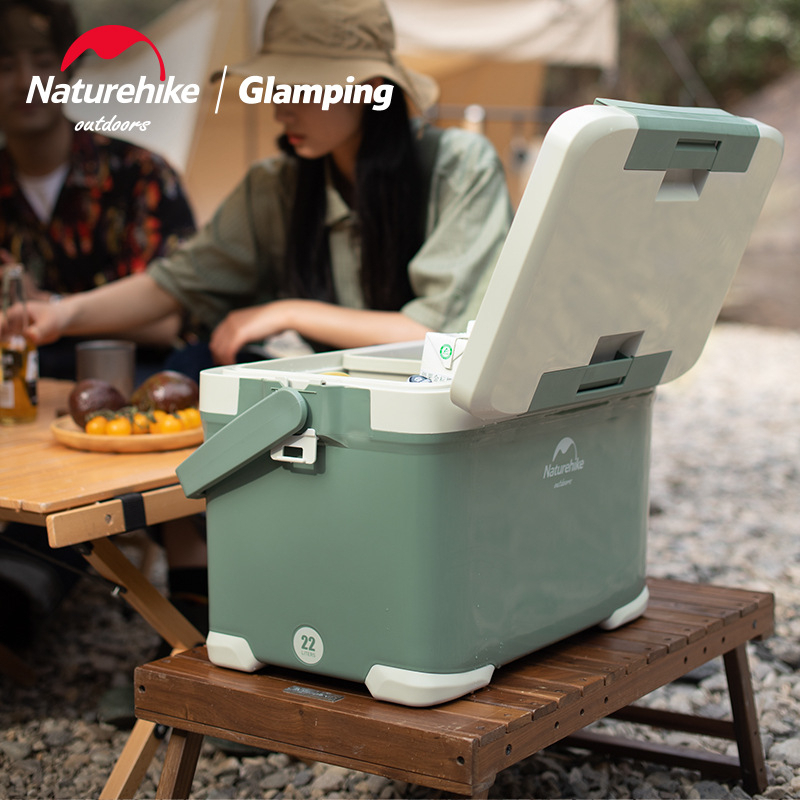 Thùng giữ nhiệt Glamping, thùng đá dã ngoại camping Naturehike NH21SNX05